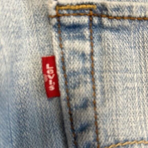Levi’s Vintage High Rise Denim Shorts Light Wash Size 12 - Picture 8 of 10